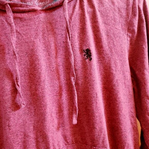 Lion's Crest men's pouch pocket hood long-sleeve shirt - Picture 4 of 16